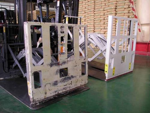 Forklfit Pull Push Adjunt ús en ciment